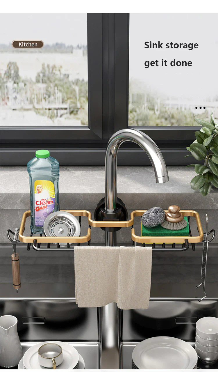 Kitchen Storage Faucet Rack - Image 2
