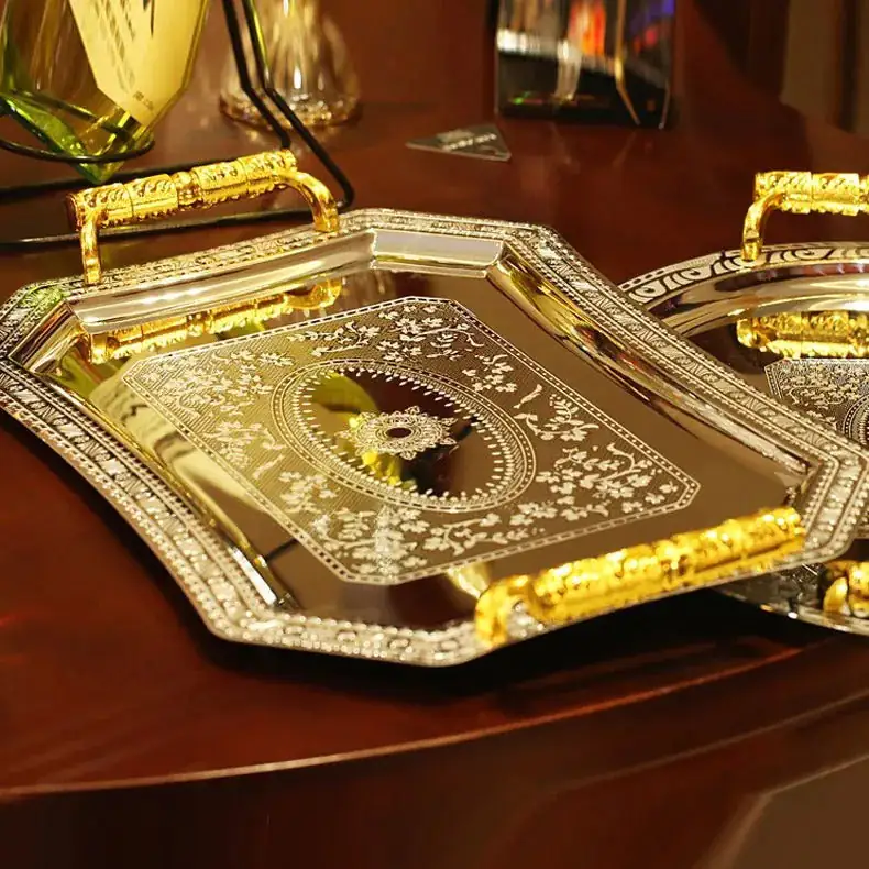 Kitchenware Creative Wine Set and Tea Set Tray - Image 4