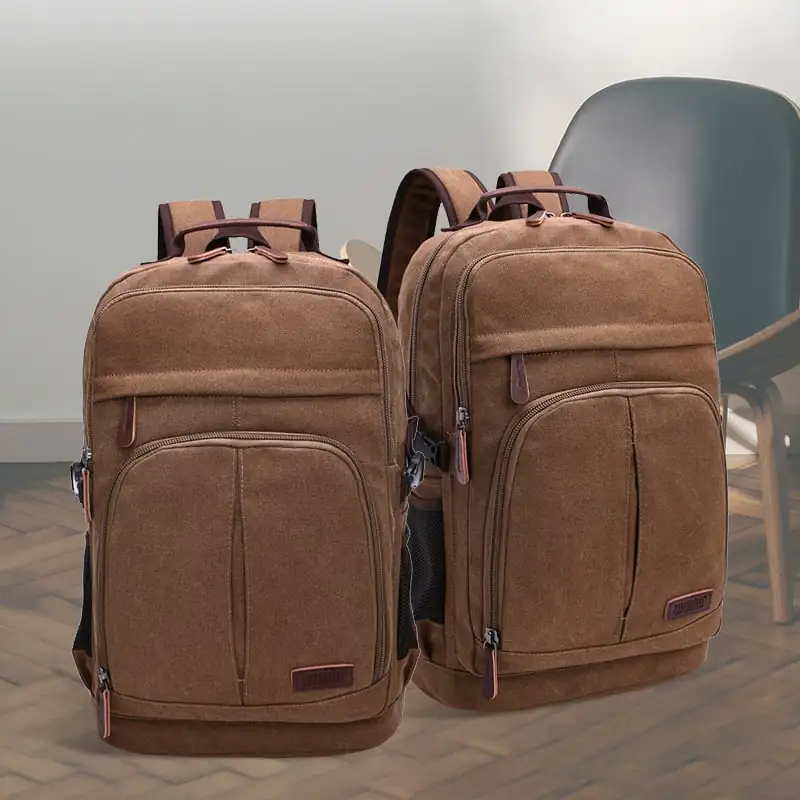 Large Capacity Canvas Washing Bag for Men and Women - Image 6