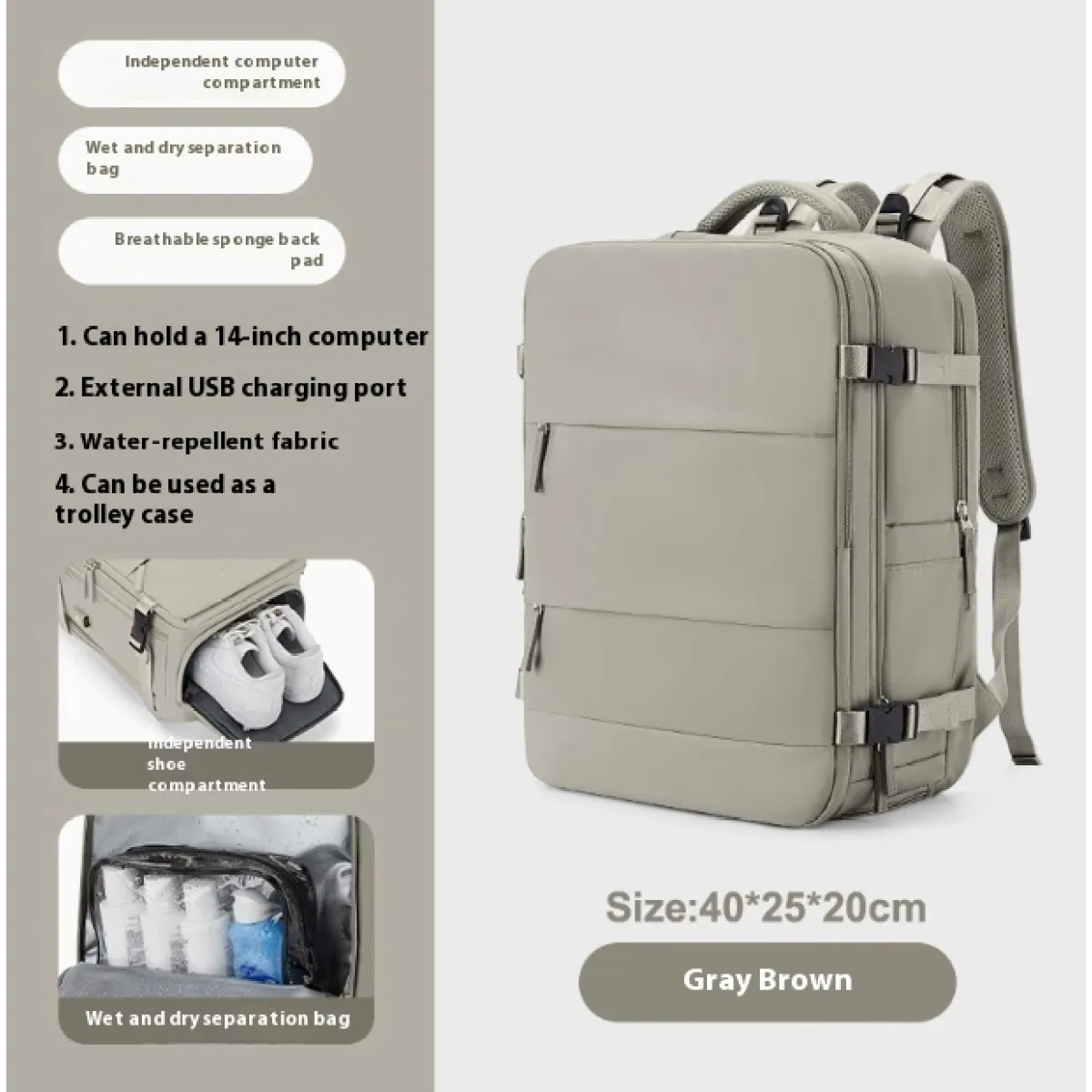 Large Capacity Student Schoolbag - Image 27