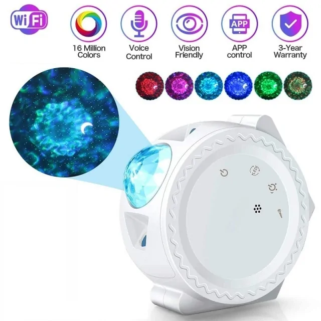 LED Colorful Starry Sky Galaxy Star Projector - Image 3