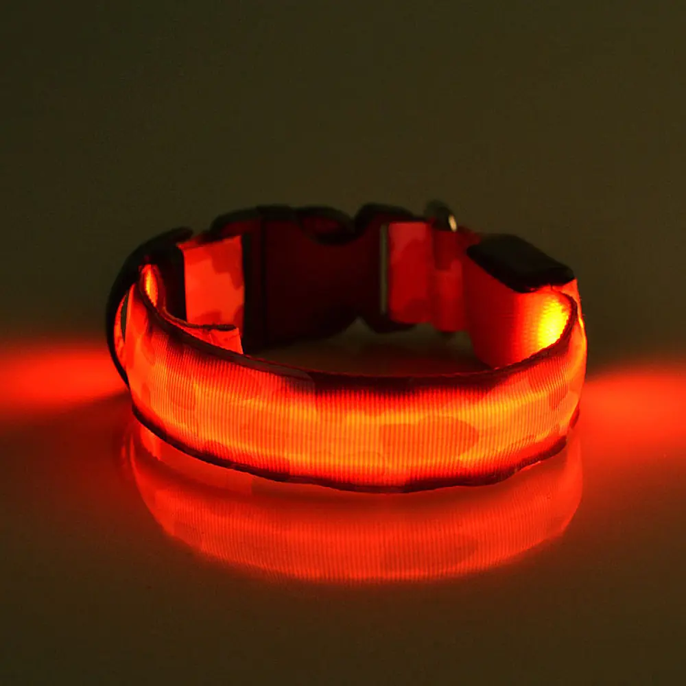 LED Glow Camouflage Dog Collar - Durable Pet Accessory - Image 10