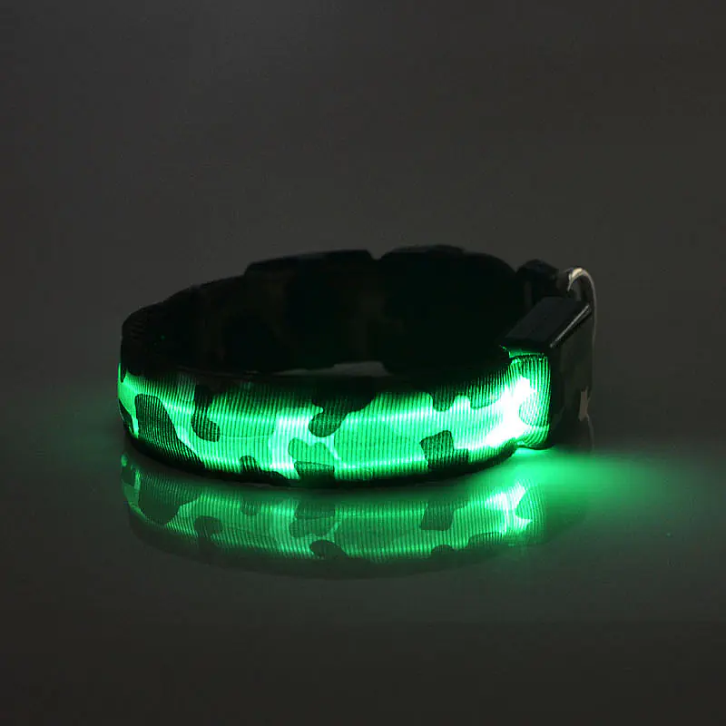 LED Glow Camouflage Dog Collar - Durable Pet Accessory - Image 14