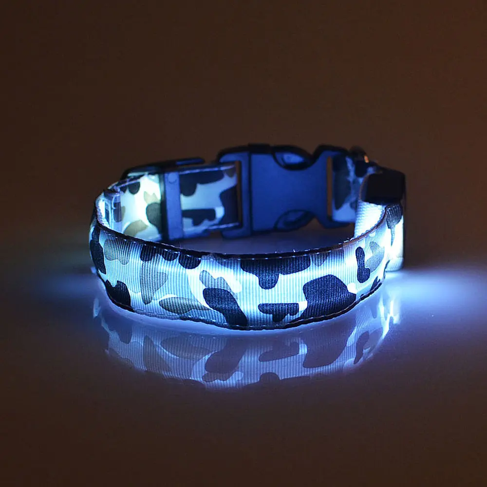 LED Glow Camouflage Dog Collar - Durable Pet Accessory - Image 22