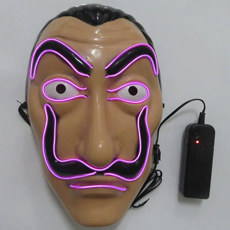 LED Halloween Clown Mask Party Prop and Costume Toy - Image 2