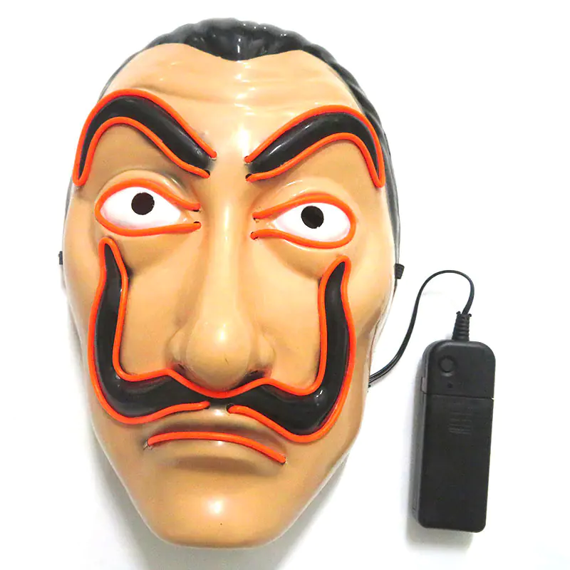 LED Halloween Clown Mask Party Prop and Costume Toy - Image 3