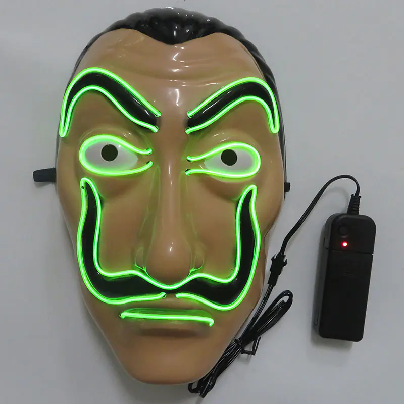 LED Halloween Clown Mask Party Prop and Costume Toy - Image 4