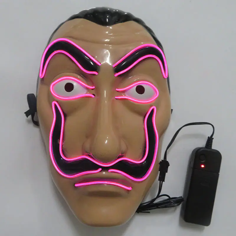 LED Halloween Clown Mask Party Prop and Costume Toy - Image 6