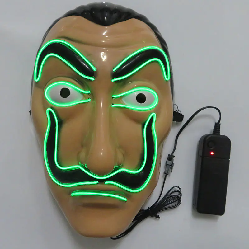 LED Halloween Clown Mask Party Prop and Costume Toy - Image 7