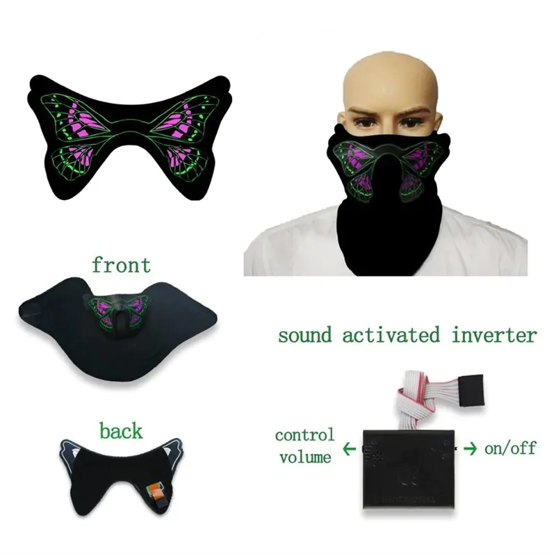 LED Light Mask with Sound Control - Image 4