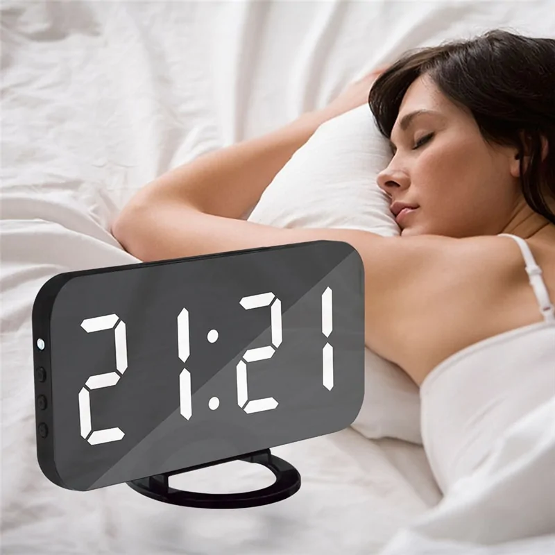 LED Mirror Clock - Image 2
