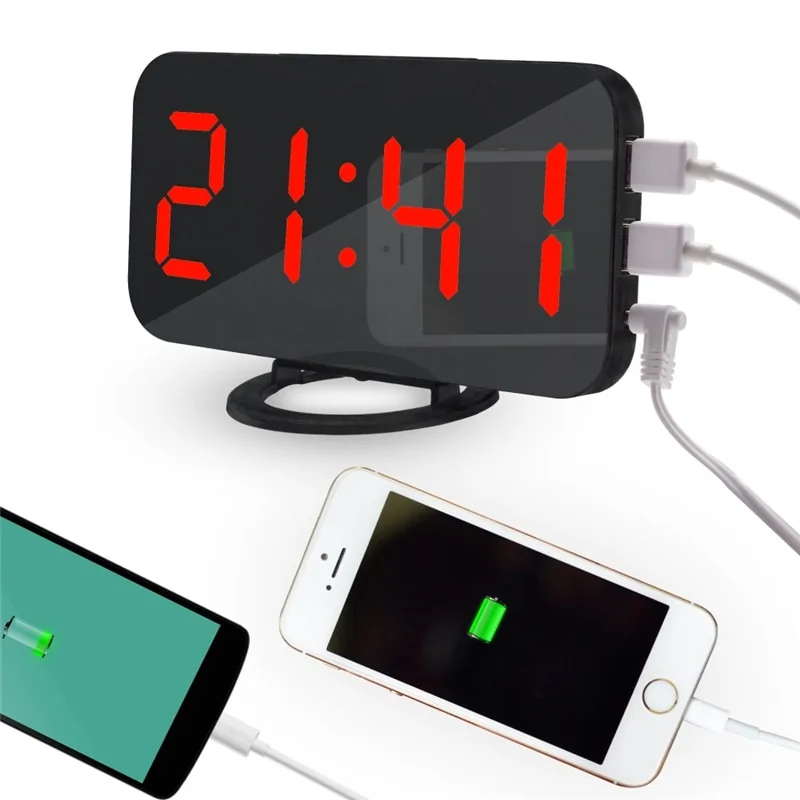 LED Mirror Clock - Image 5