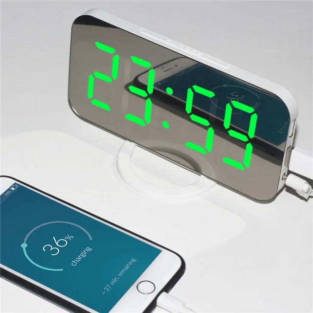LED Mirror Clock - Image 8