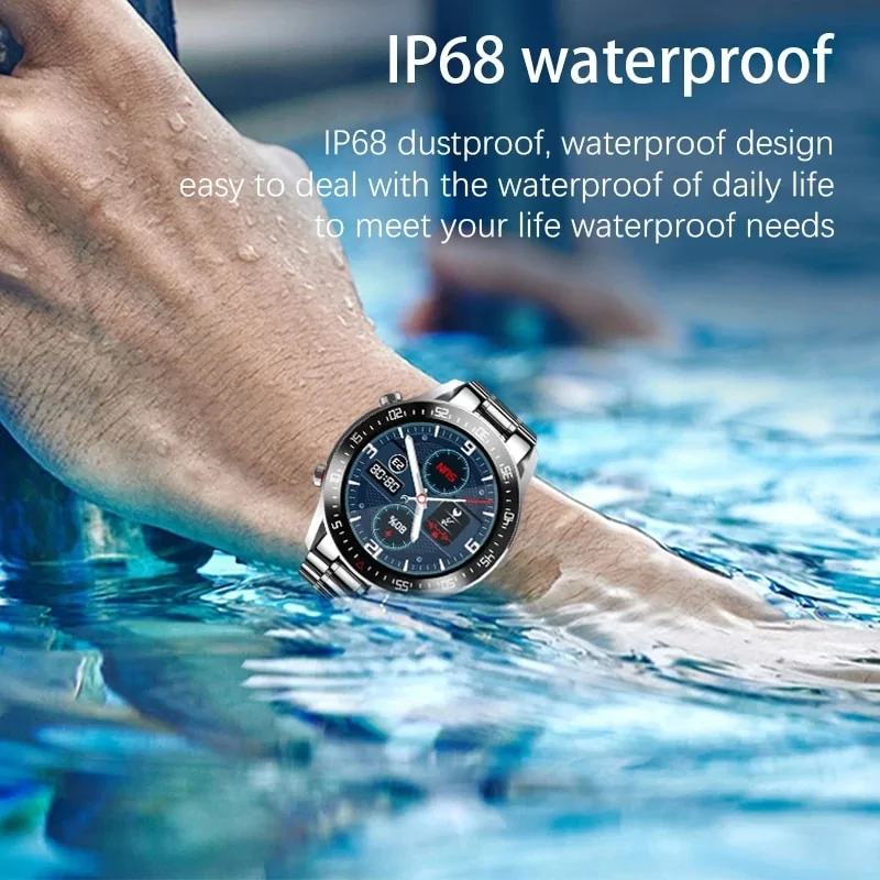 LIGE 2021 New Steel Band Smart Watch - Image 2