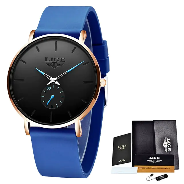 LIGE New Fashion Mens Watches - Image 10
