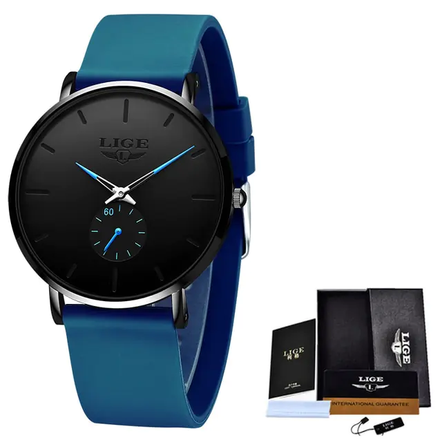 LIGE New Fashion Mens Watches - Image 11