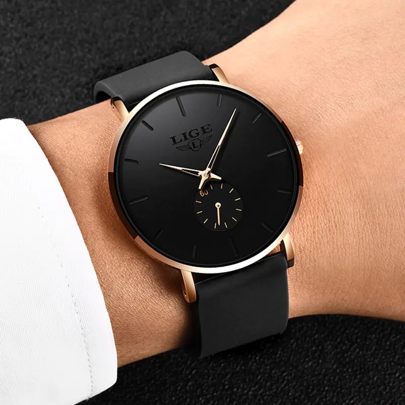 LIGE New Fashion Mens Watches - Image 3