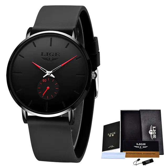 LIGE New Fashion Mens Watches - Image 5