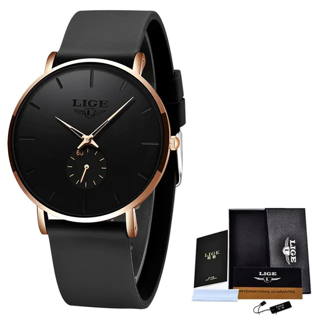 LIGE New Fashion Mens Watches - Image 7
