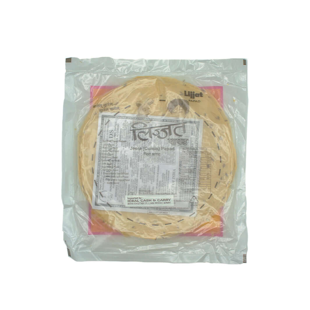 Lijjat Jeera Cumin Papad 200g - Image 2
