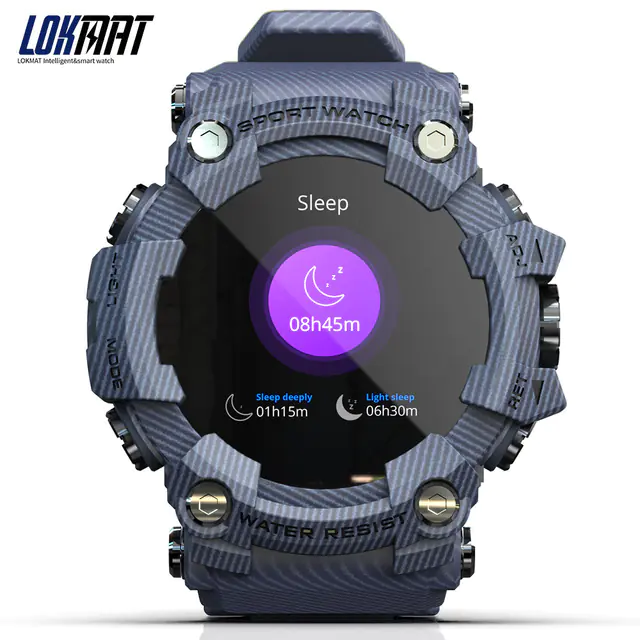 LOKMAT ATTACK Full Touch Screen Fitness Tracker Smart Watch - Image 2