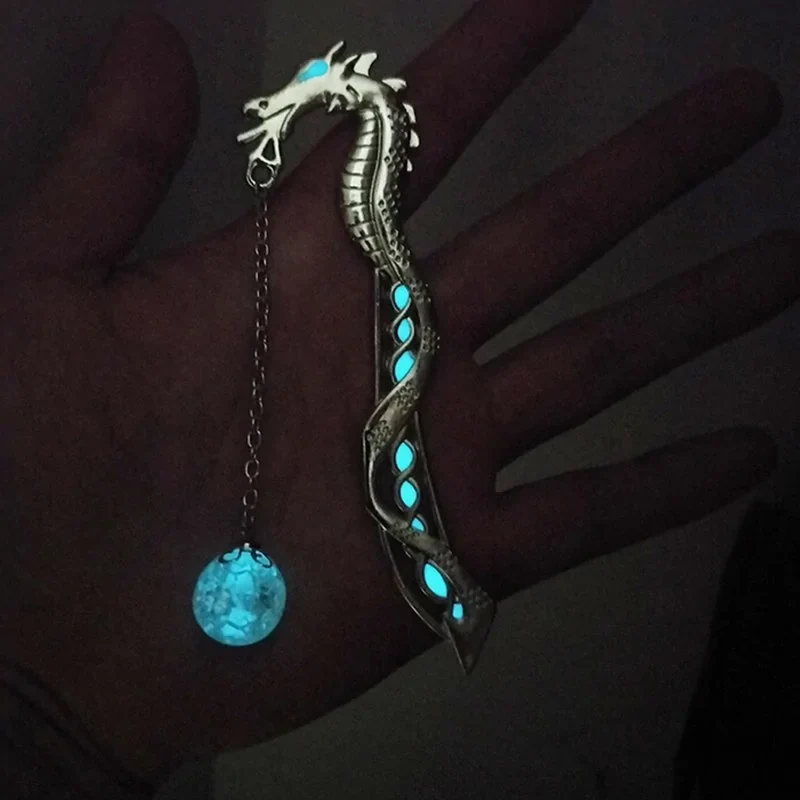 Luminous Book Wyrm Bookmark - Image 10