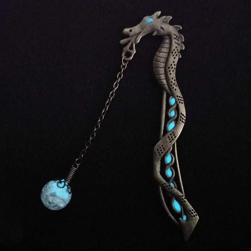 Luminous Book Wyrm Bookmark - Image 11
