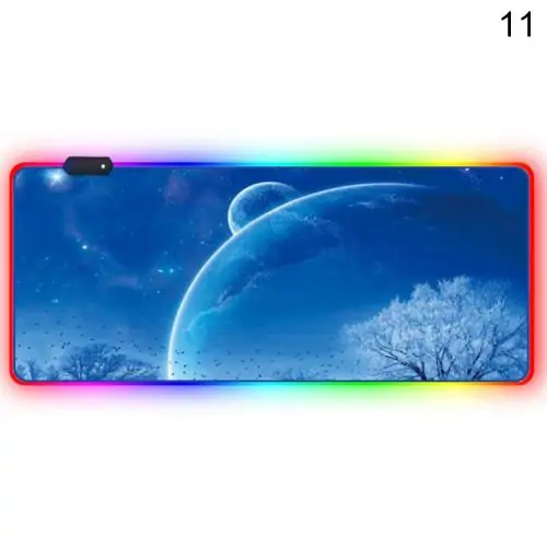Luminous RGB LED Lights Desktop Gaming Mouse Pad - Image 12