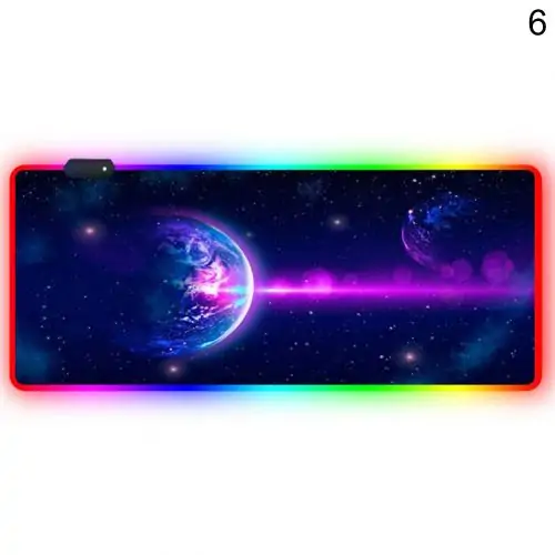 Luminous RGB LED Lights Desktop Gaming Mouse Pad - Image 9