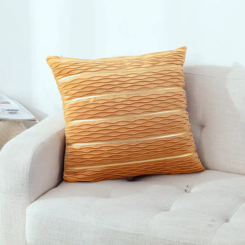 Luxury Striped Velvet Pillow Cover - Image 6