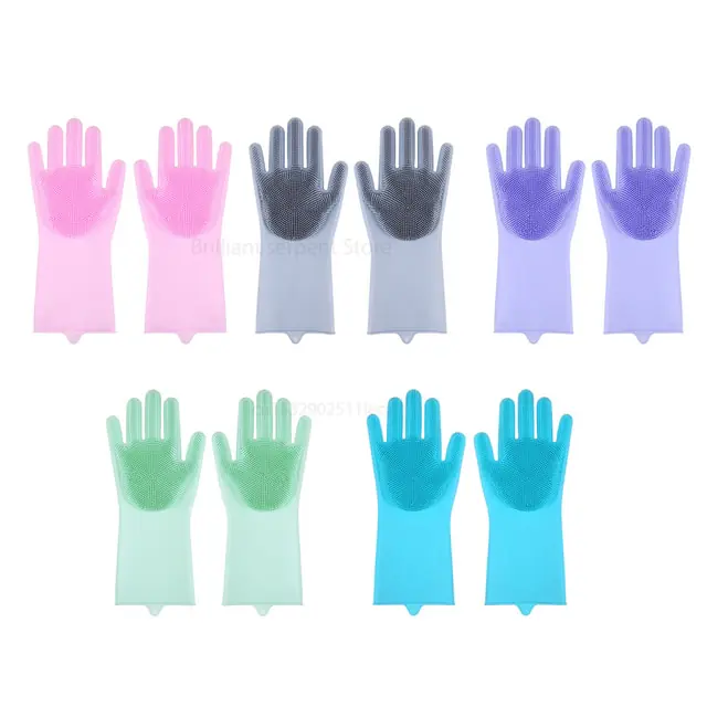 Magic Silicone Dish Washing Gloves - Image 7