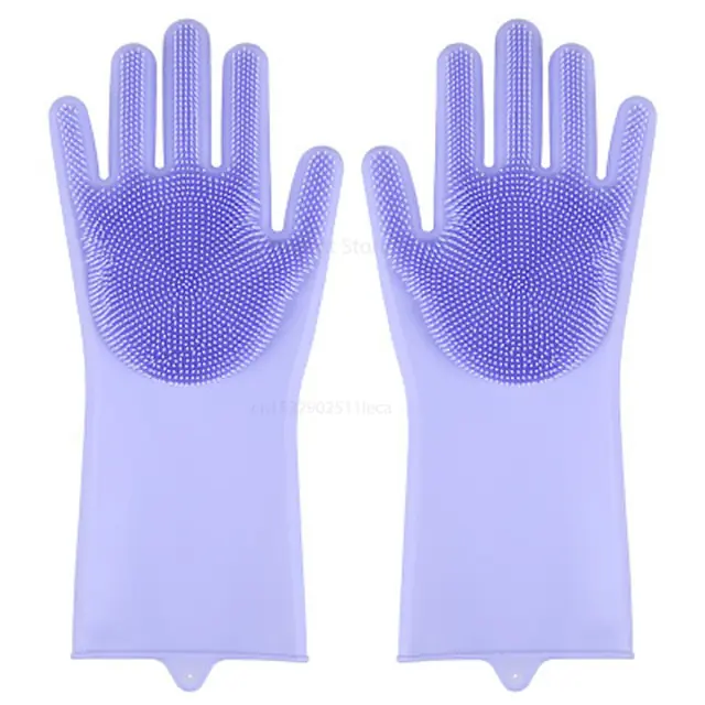 Magic Silicone Dish Washing Gloves - Image 8