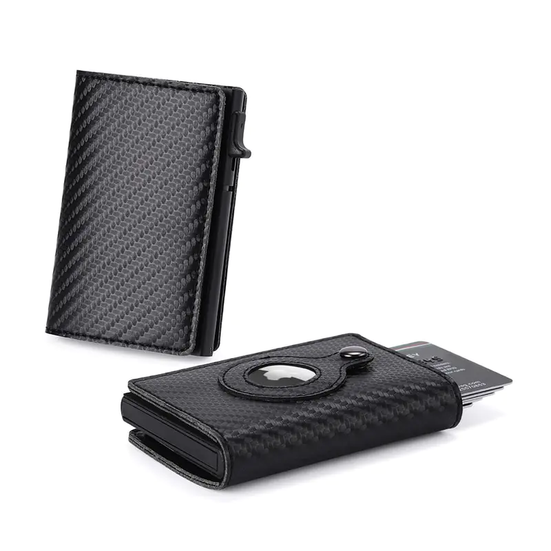 Magnetic Closure Airtag Slide Wallet - Image 2