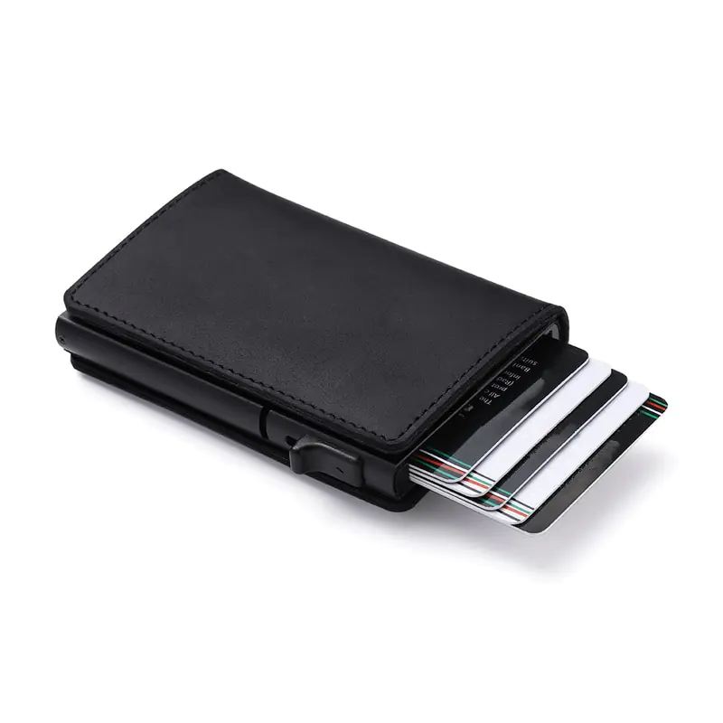 Magnetic Closure Airtag Slide Wallet - Image 4