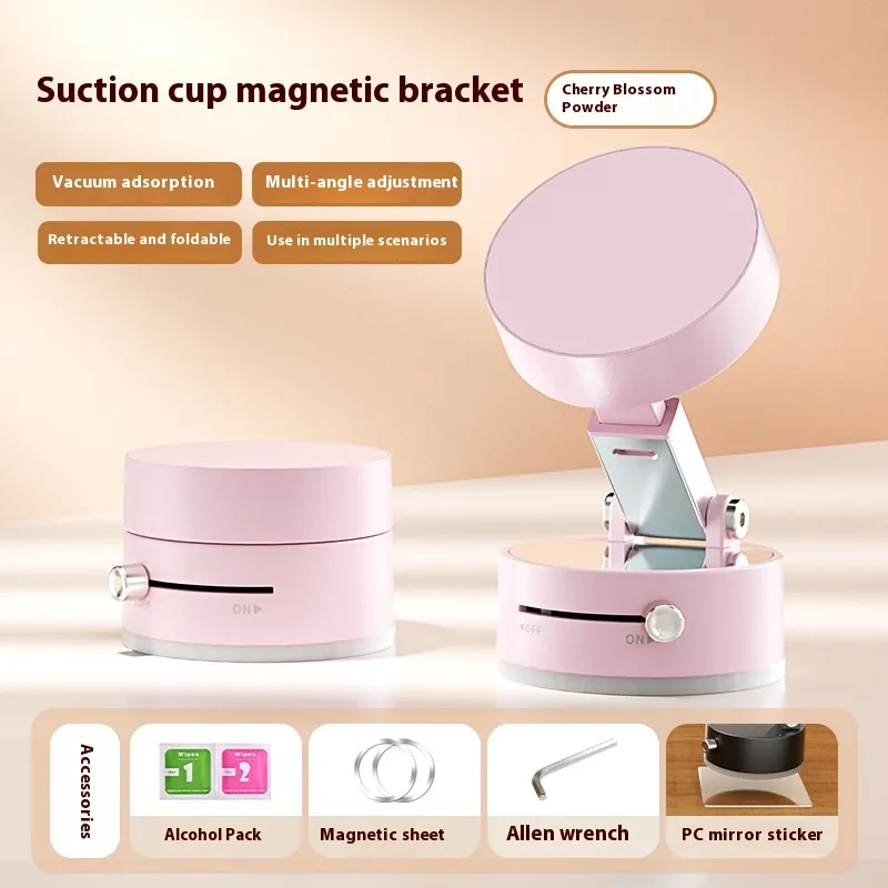 Magnetic Foldable Phone Holder with Suction Cup - Image 11