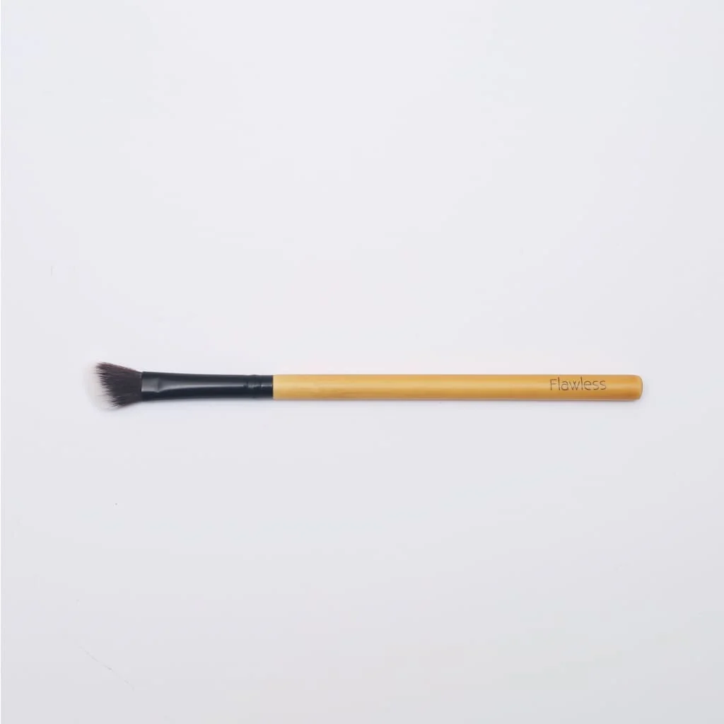 Angled Blending Bamboo Makeup Brush - Vegan, and Eco friendly - Image 3