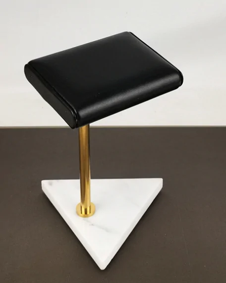 Marble and PU Leather Watch Holder Stand e - Image 26