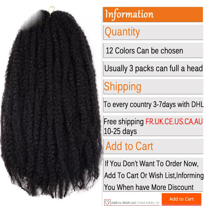 Marley Braids Hair Crochet - Image 4