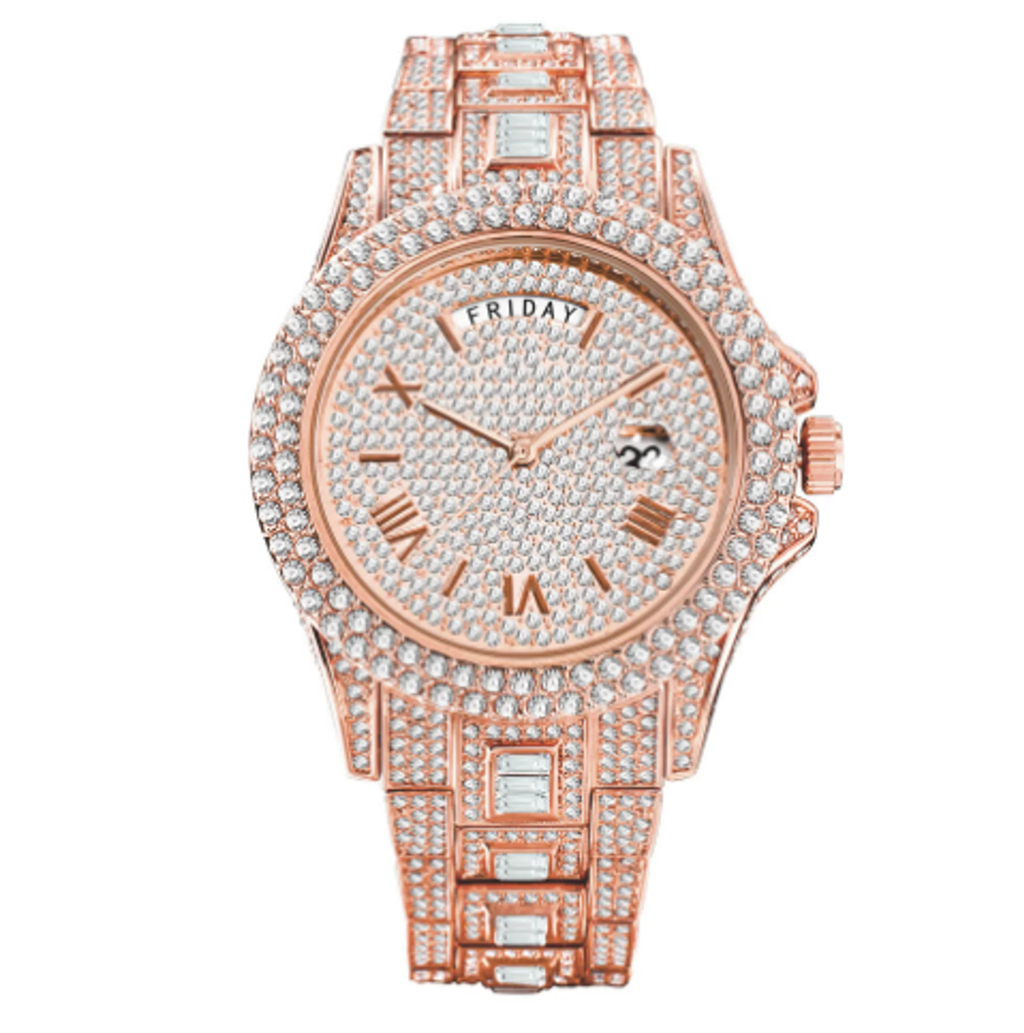 Masculino Diamond Quartz Watches - Image 10