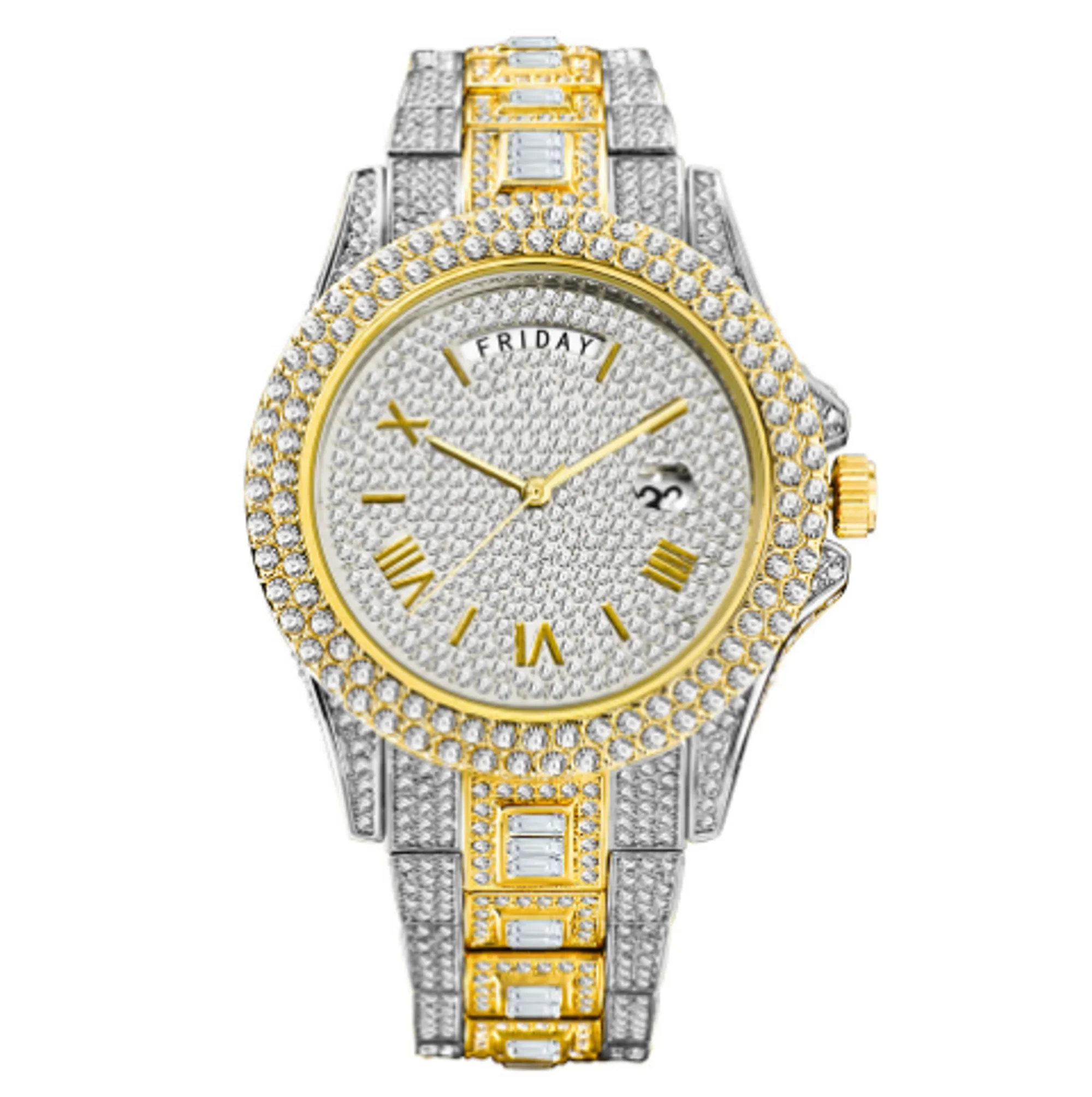 Masculino Diamond Quartz Watches - Image 11