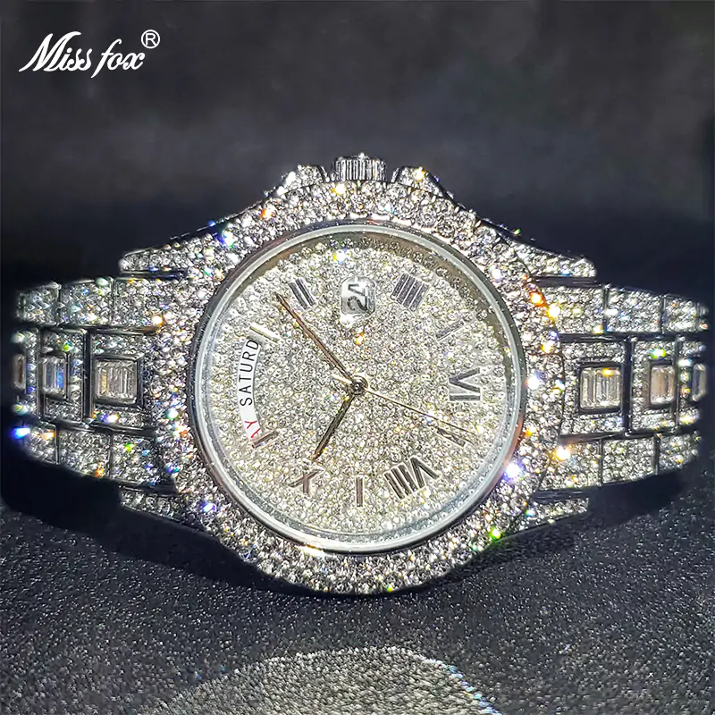 Masculino Diamond Quartz Watches - Image 3