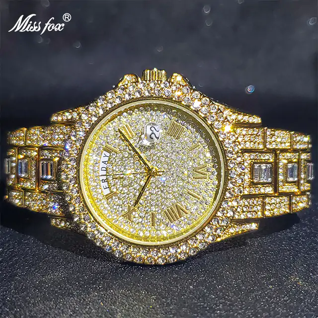 Masculino Diamond Quartz Watches - Image 9