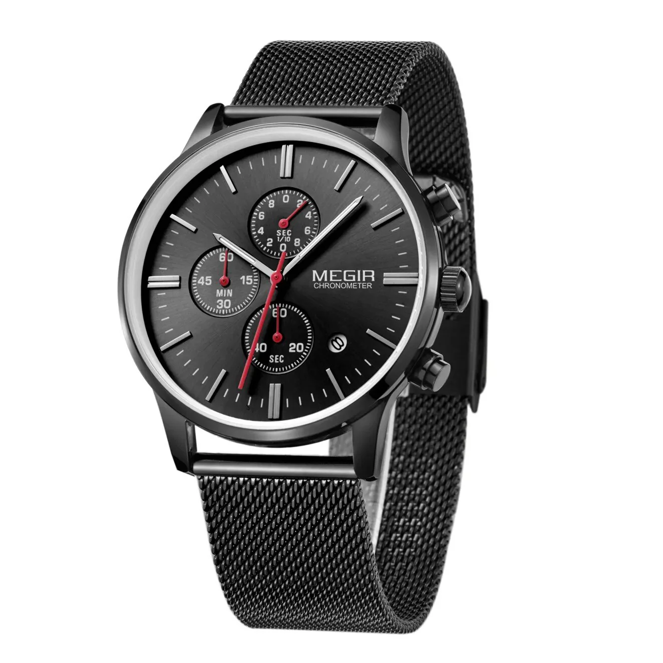 MEGIR Men's Quartz Watch Top Brand Luxury Wristwatch Waterproof Business Clock Date Wrist Watch Chronograph reloj hombre 2011 - Image 2