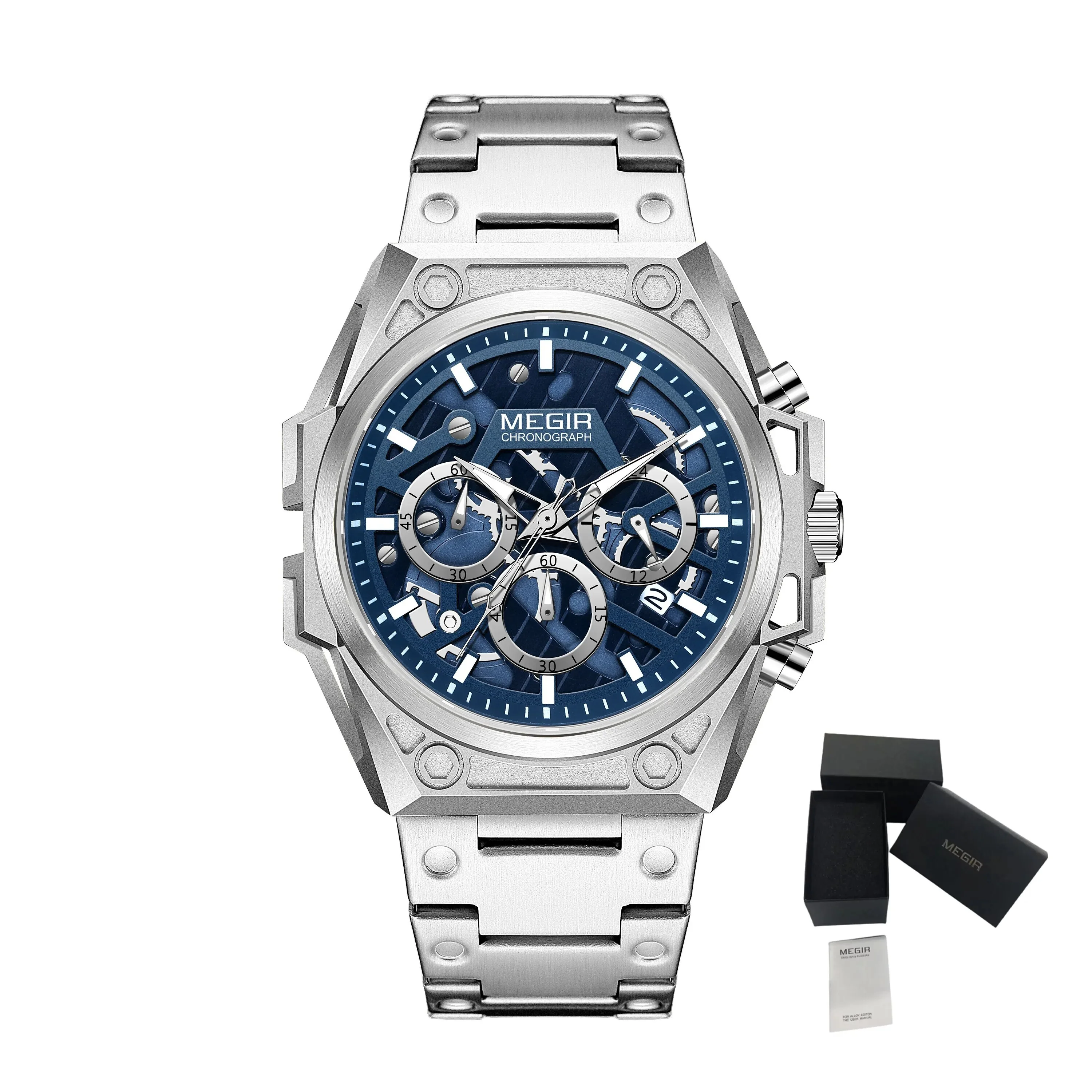 MEGIR Men's Watches Waterproof Sports Wristwatches Quartz Watch Chronograph Luminous Male Clock Calendar Relogio Masculino - Image 10
