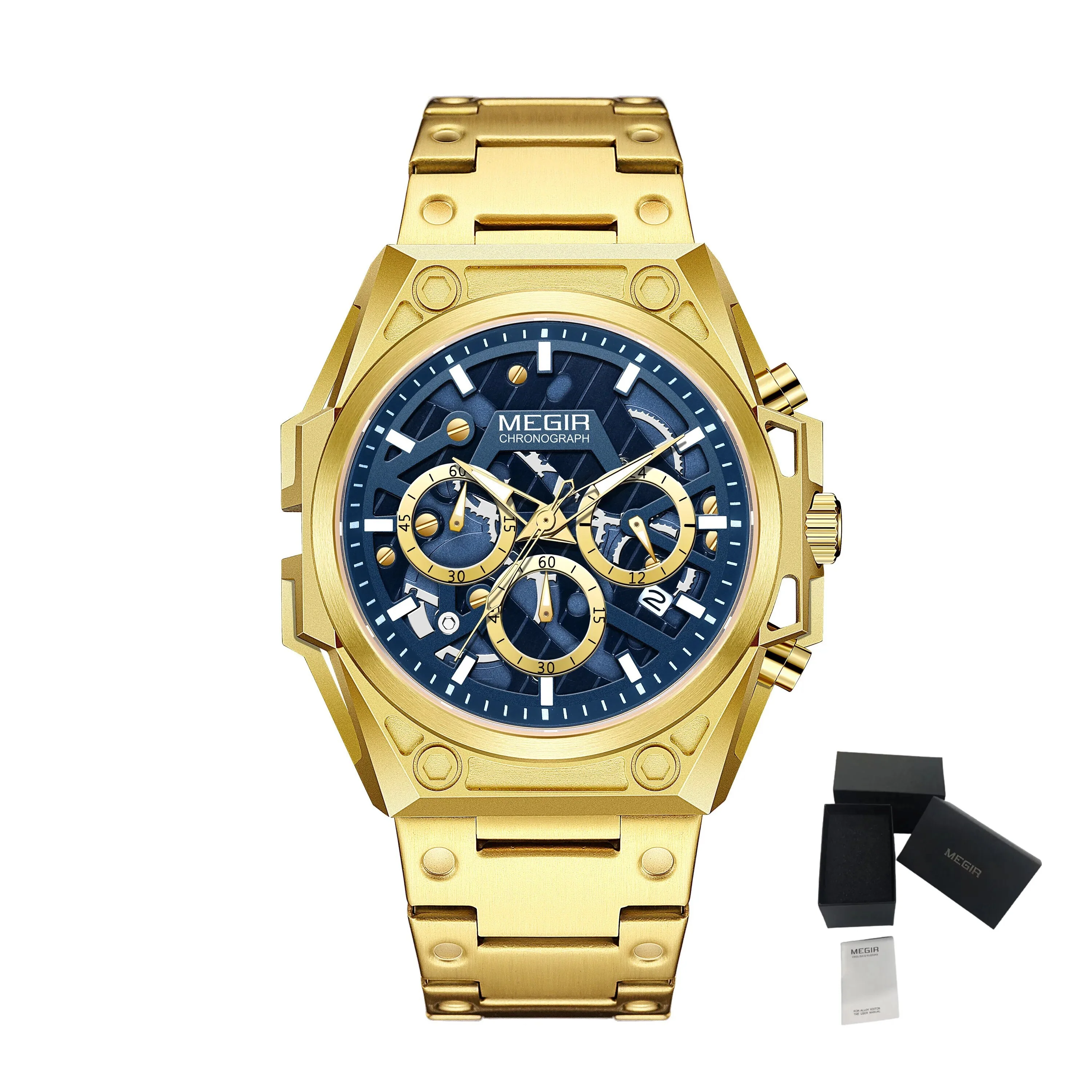 MEGIR Men's Watches Waterproof Sports Wristwatches Quartz Watch Chronograph Luminous Male Clock Calendar Relogio Masculino - Image 11