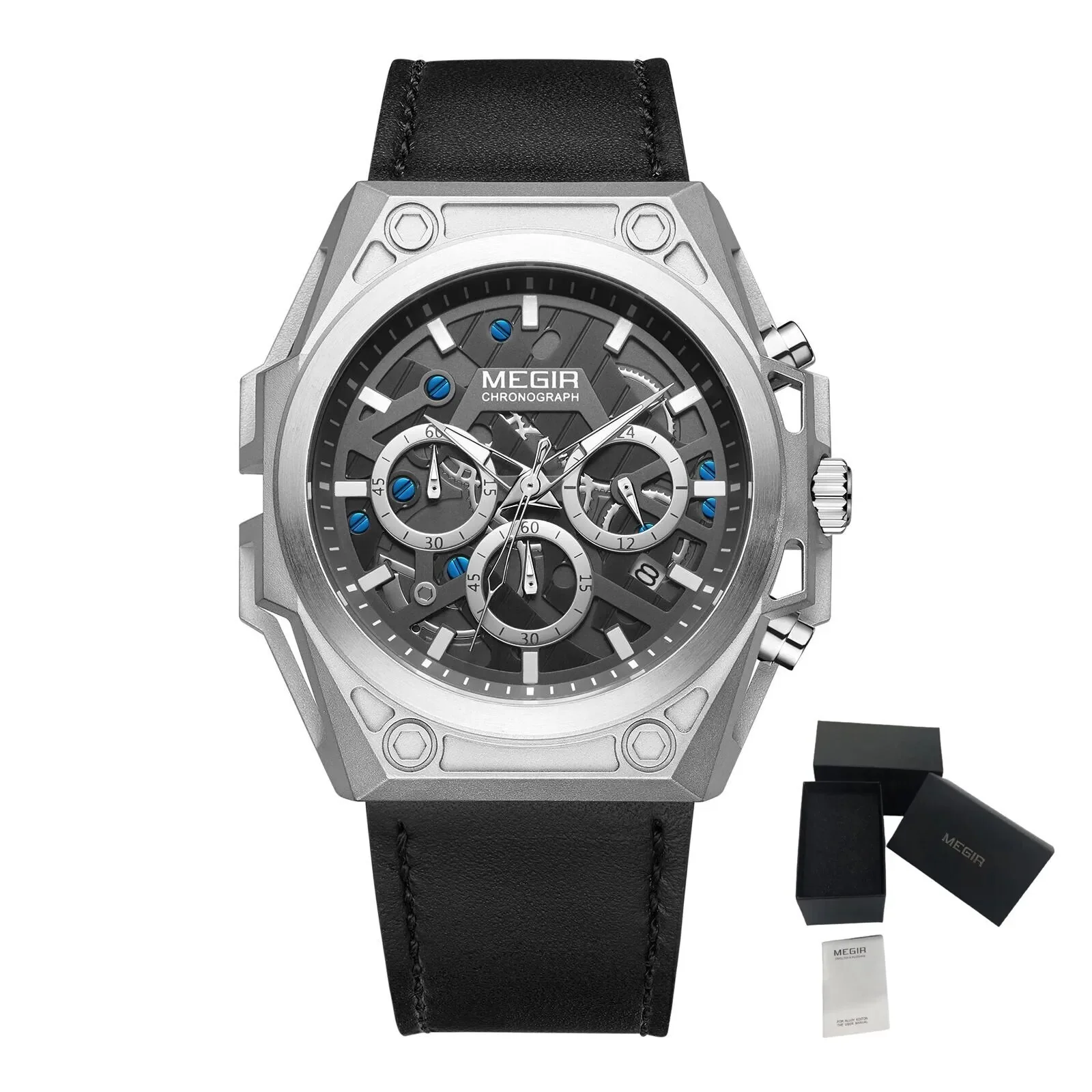 MEGIR Men's Watches Waterproof Sports Wristwatches Quartz Watch Chronograph Luminous Male Clock Calendar Relogio Masculino - Image 8