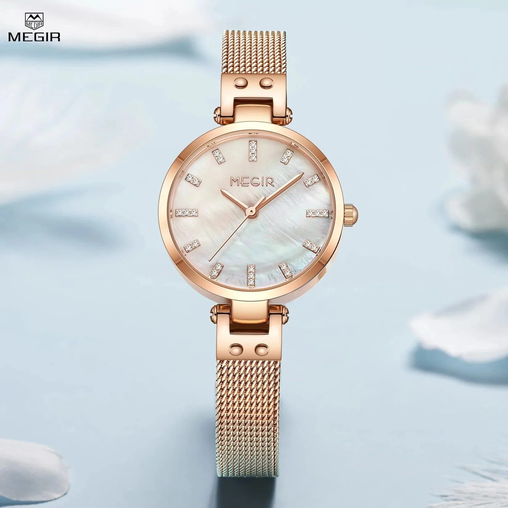 MEGIR Watches for Women Top Brand Fashion Ladies Wristwatch Waterproof Female Quartz Luxury Watch Montre Femme