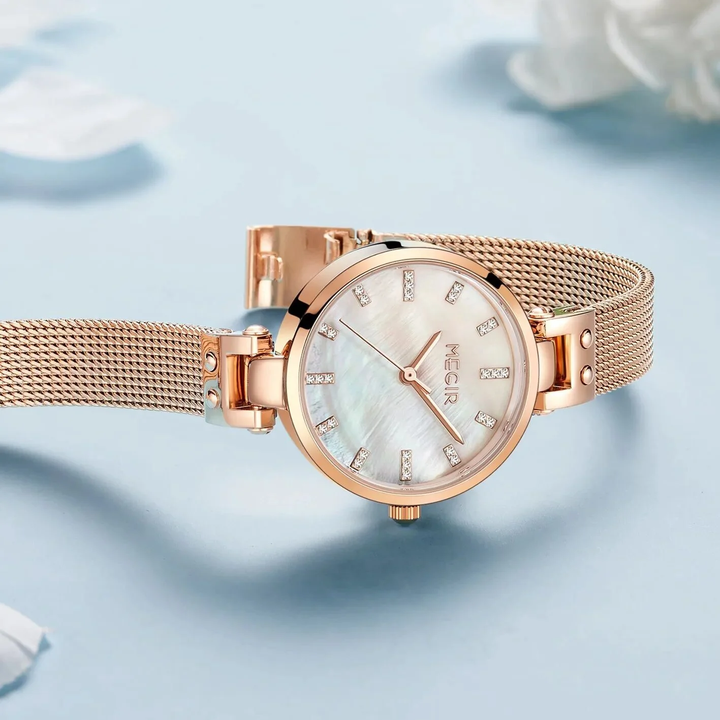 MEGIR Watches for Women Top Brand Fashion Ladies Wristwatch Waterproof Female Quartz Luxury Watch Montre Femme - Image 2