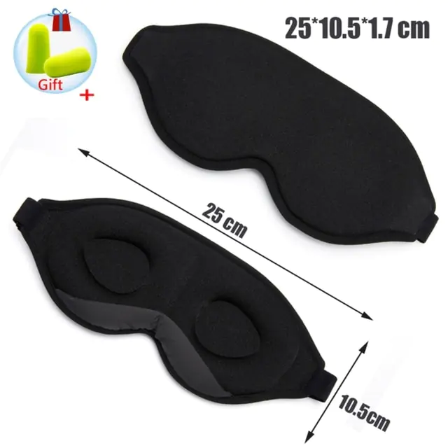 Memory Foam Silk Sleep Mask & Eye Patches - Image 13
