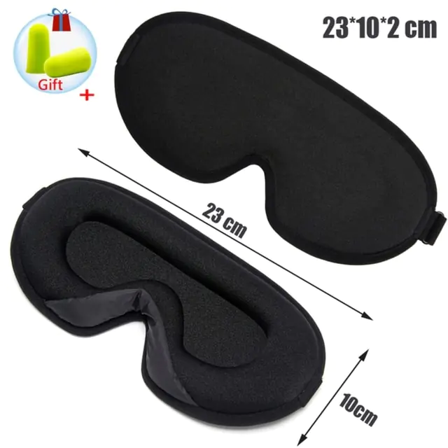 Memory Foam Silk Sleep Mask & Eye Patches - Image 8